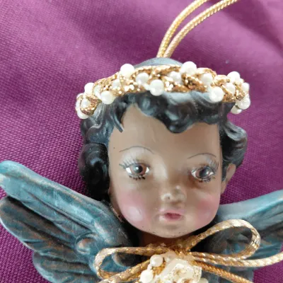 Beautiful Artist Signed Angel with Halo