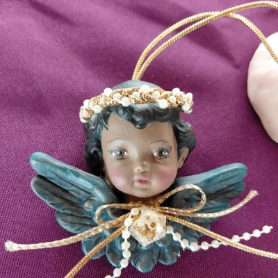 Beautiful Artist Signed Angel with Halo