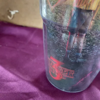 Tervis 32 Oz Collectible Stranger Things 3 Cup. Lid Orig Green. Bottom Stamped
