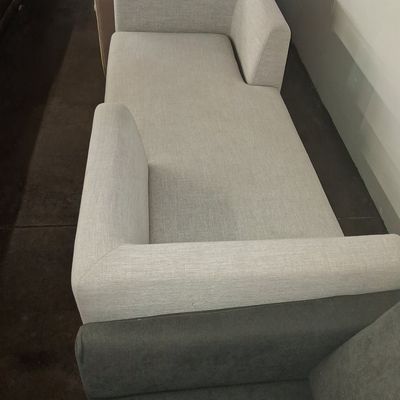 Sale Photo Thumbnail #114: Modern Asymmetrical Upholstered Chaise Lounge 6'7"x2'9"