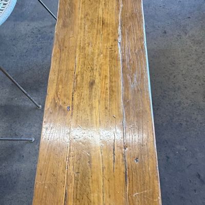 Sale Photo Thumbnail #146: Antique Chinese Elm Wood Console Table/Bench