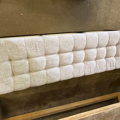 Sale Photo Thumbnail #176: Modern Tufted Upholstered Entryway Storage Bench with Open Cubbies