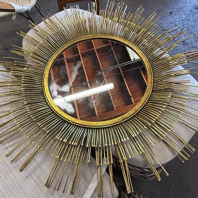 Sale Photo Thumbnail #228: Safavieh Alves Sunburst Mirror - Champagne