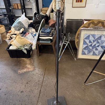 Sale Photo Thumbnail #300: Vintage Industrial Style Metal Floor Lamp