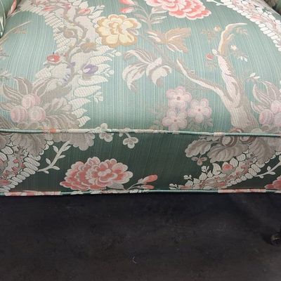Sale Photo Thumbnail #319: French Louis XV Style Bergère Armchair with Floral Upholstery