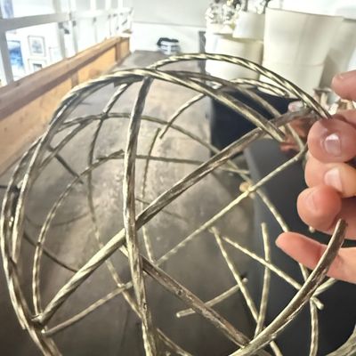 Sale Photo Thumbnail #377: Decorative Wire Orb Sculpture