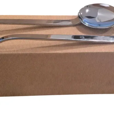 Sale Photo Thumbnail #227: MESA set Stainless Steel Modern serving laddles ~ NEW in Box



each ladle is 14" long / 4" diam.

Solid 20 gauge Stainless Steel

MESA and Made in Italy

This of NOS [new old stock] circ. 1980s Florida Decor Gallery