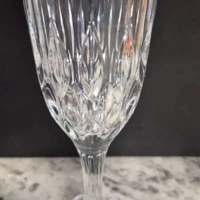 Sale Photo Thumbnail #309: Maker : Cris D'arques Durand 
Pattern :  BRETAGNE 
Piece (S)  :  Champagne Glass                                  
Qty : Set of 2
Size  :  6 7/8 "

Condition :  Piece (s) are in very good pre-owned condition; No issues.