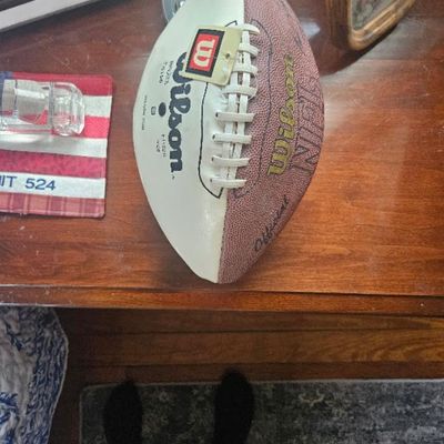 Signed football, Harold Carmichael #17