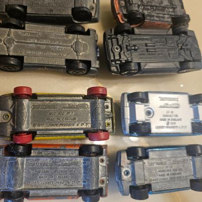 Matchbox cars, made in England