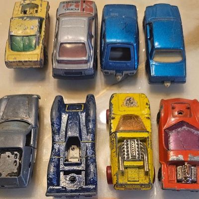 Matchbox cars, made in England
