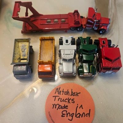 Matchbox trucks (made in Gr. Brit)
