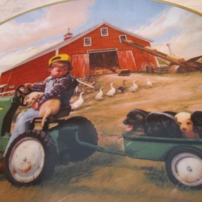 Sale Photo Thumbnail #97: By Donald Zolan, limited edition 8" plate #B3438, see pictures