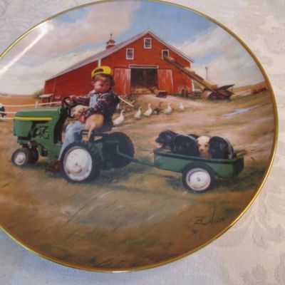 Sale Photo Thumbnail #96: By Donald Zolan, limited edition 8" plate #B3438, see pictures