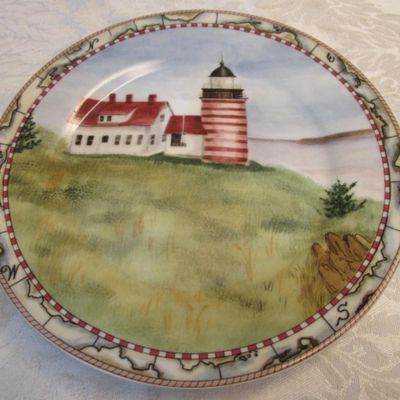 Sale Photo Thumbnail #100: 8" plate is oven, dishwasher & microwave safe, see pictures