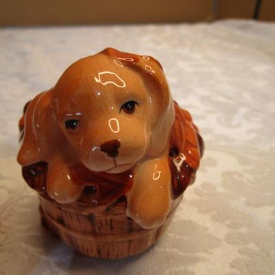 Sale Photo Thumbnail #159: 3-/12" tall, designed to hold wax chips potpourri, See pictures