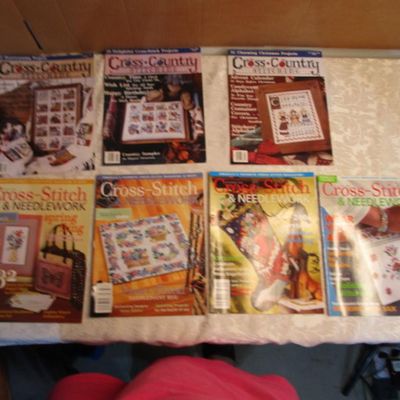 Sale Photo Thumbnail #471: Cross Country Stitching: Feb 1992, Jun 1992, Dec 1991; Cross Stitch & Needlework: Mar 2006, Jul 2006, Sep 2006, Nov 2006, see pictures