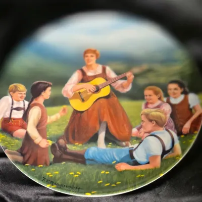 The Sound of Music Do-Re-Mi Bradford Exchange Collector Plate by T Crnkovich 1986