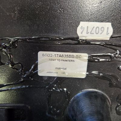 Sale Photo Thumbnail #13: Part Number 6G33-17A835BB-SC Front Number Platre Mounting Bracket All parts are original OEM and New in Box. Please check the part number to make sure of proper fit for your vehicle.