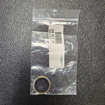 Sale Photo Thumbnail #91: Part Number 04-80114 Sump Plug Washer All parts are original OEM and New in Box. Please check the part number to make sure of proper fit for your vehicle.