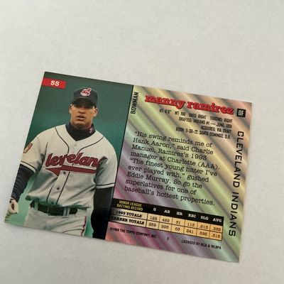 1994 Topps Manny Ramirez Baseball Card