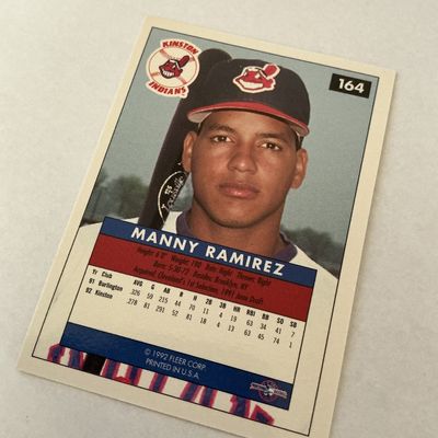 Manny Ramirez rookie baseball card