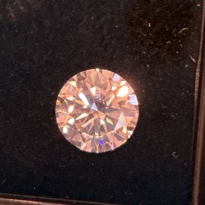 1 Carat Moissanite Gemstone, GRA certified,