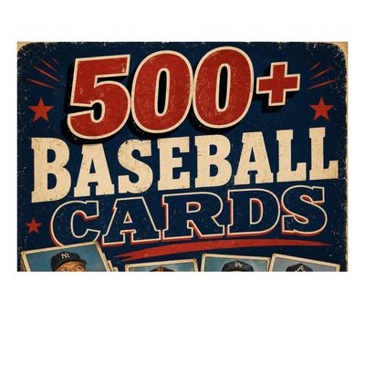 Over 500 Baseball Card Lot