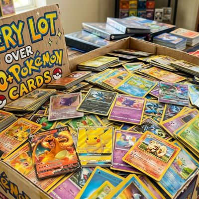 Mystery Lot of over 1,000 Pokemon Cards - Read Description