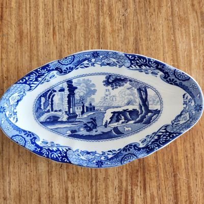 SPODE BLUE ITALIAN OVAL SERVING DISH