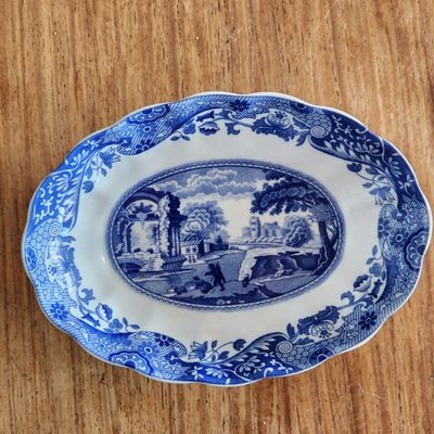 SPODE BLUE ITALIAN OVAL SERVING DISH