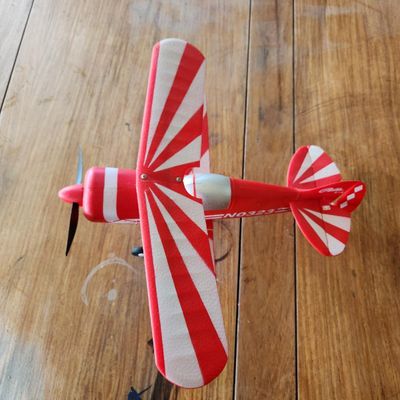 RED AND WHITE FOAM RC SPORT AIRPLANE