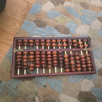 LARGE VINTAGE WOODEN ABACUS