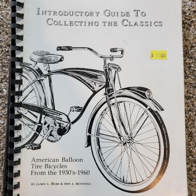 Sale Photo Thumbnail #360: Lot of four vintage bicycle collector/reference books focused on classic American and Schwinn bicycles. Titles include guides to American balloon-tire bicycles, Schwinn-built bicycles, Schwinn Sting-Ray models and a collectible bicycle blue book/reference