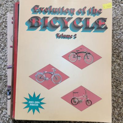 Sale Photo Thumbnail #367: Collection of six vintage bicycle books and restoration references, including Schwinn Bicycles, 50 Years of Schwinn-Built Bicycles, Classic Schwinn Bicycles, Evolution of the Bicycle and How to Restore Your Collectible Bicycle. Excellent reference group f