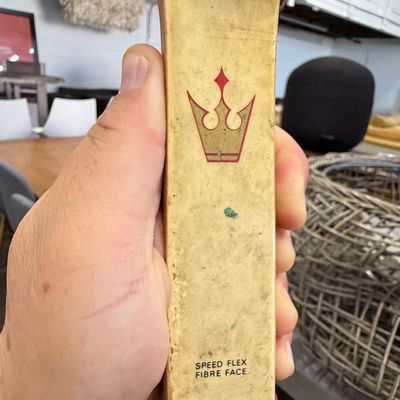 Sale Photo Thumbnail #36: Vintage Wilson "Speed Flex Fibre Face" Wooden Paddle