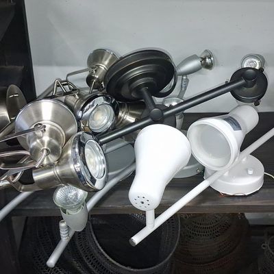 Sale Photo Thumbnail #42: Assorted Modern Track Lighting Fixture Lot