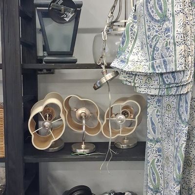 Sale Photo Thumbnail #129: Assorted Home Staging Lighting Inventory - Including Lantern Pendant, Accent Lamps, and Track Lighting Components
