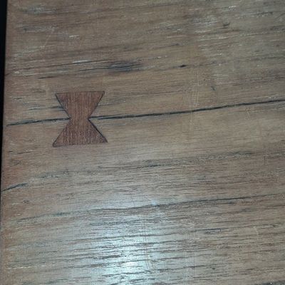 Sale Photo Thumbnail #292: Vintage Pine Farmhouse Dining Table with Turned Legs 5'7"x3'1"