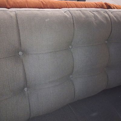 Sale Photo Thumbnail #322: Crate & Barrel Petrie Mid-Century Modern Style Sofa 3'1"x7'2"