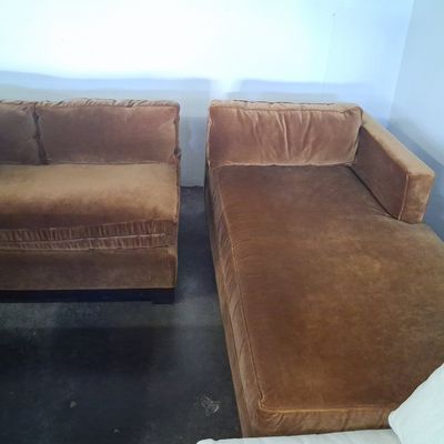 Sale Photo Thumbnail #361: Mitchell Gold + Bob Williams L-Shaped Sectional Sofa 6'x8'