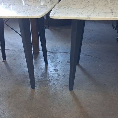 Sale Photo Thumbnail #384: Brucedale White Marble Top End Tables