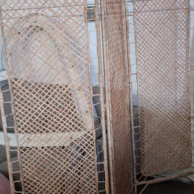 Sale Photo Thumbnail #420: 3-Panel Rattan Room Divider Screen