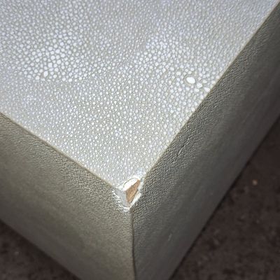 Sale Photo Thumbnail #423: Shagreen-Style Rectangular Coffee Table Goods "Snake" Shagreen