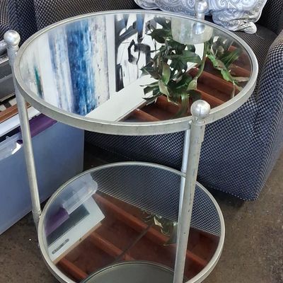 Sale Photo Thumbnail #442: Royal Crest 2 Tier Round End Table