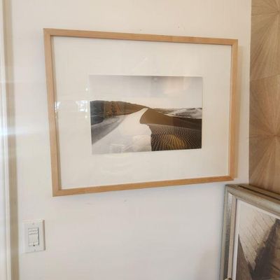 Black and White cusotm framed art