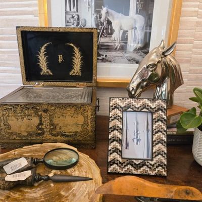 Antique boxes and collectibles