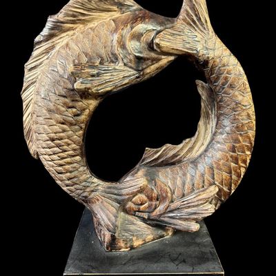 “Circle of Fish” Sculpture by David Fisher for Austin Products