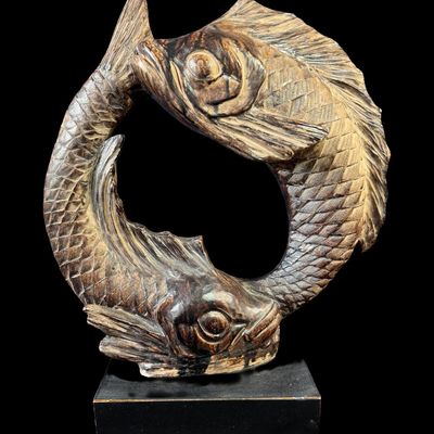 “Circle of Fish” Sculpture by David Fisher for Austin Products