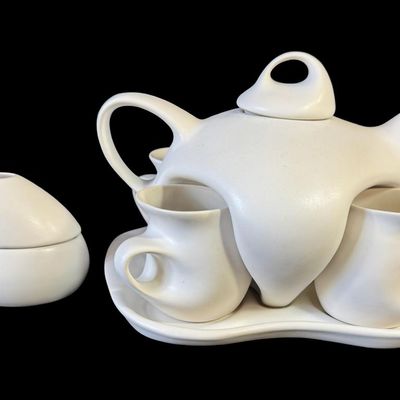 Modernist “Design II” Nesting Tea Set by Peter Saenger